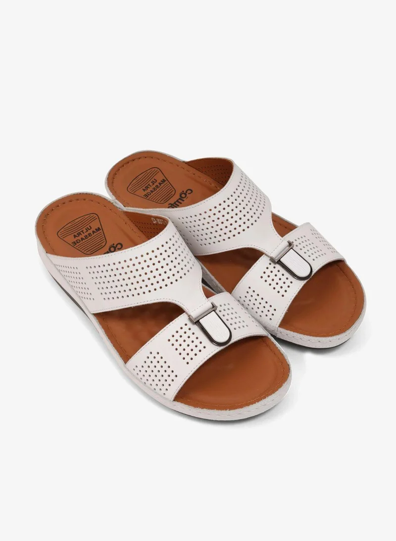 كومفورت بلس صنادل رجالية كومفورت بلس -   أبيض